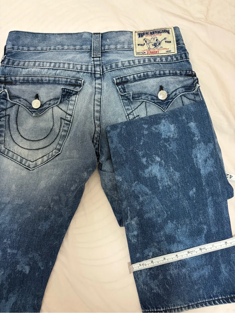 True Religion Men’s Blue Straight Jeans